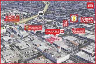 5520-5530 Santa Monica Blvd, Los Angeles, CA - VUE AÉRIENNE  vue de carte
