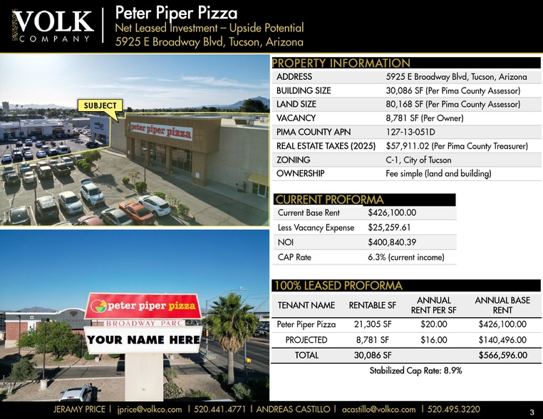 5925 E Broadway Blvd, Tucson, AZ à vendre - Autre – Image 3 sur 10