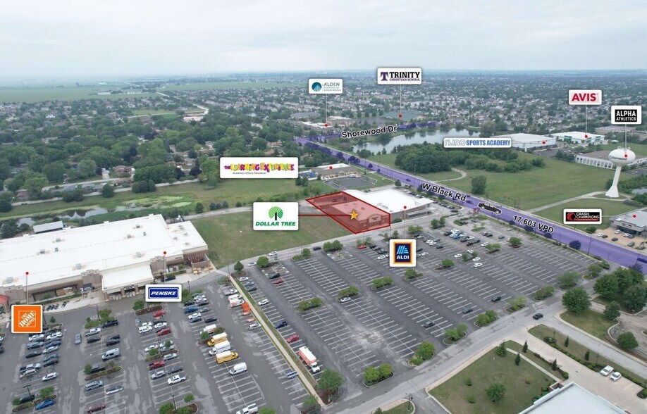 663 Brook Forest Ave, Shorewood, IL à vendre - Aérien – Image 2 sur 10