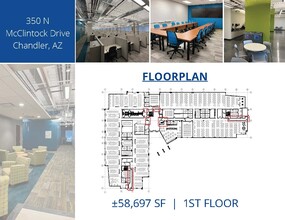 350 N McClintock Dr, Chandler, AZ à louer Plan d’étage– Image 1 sur 1