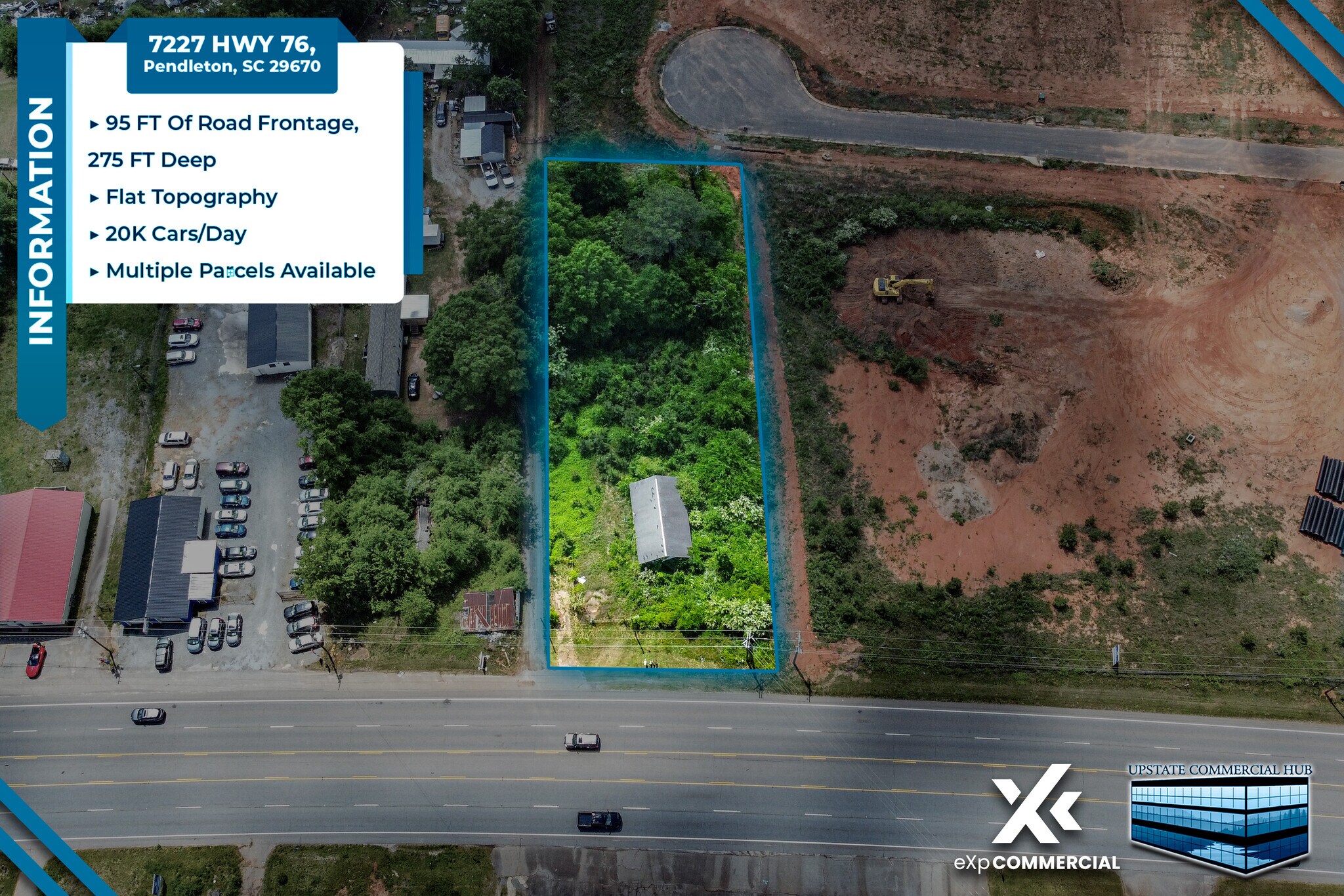 7227 Highway 76, Pendleton, SC à vendre Aérien– Image 1 sur 12