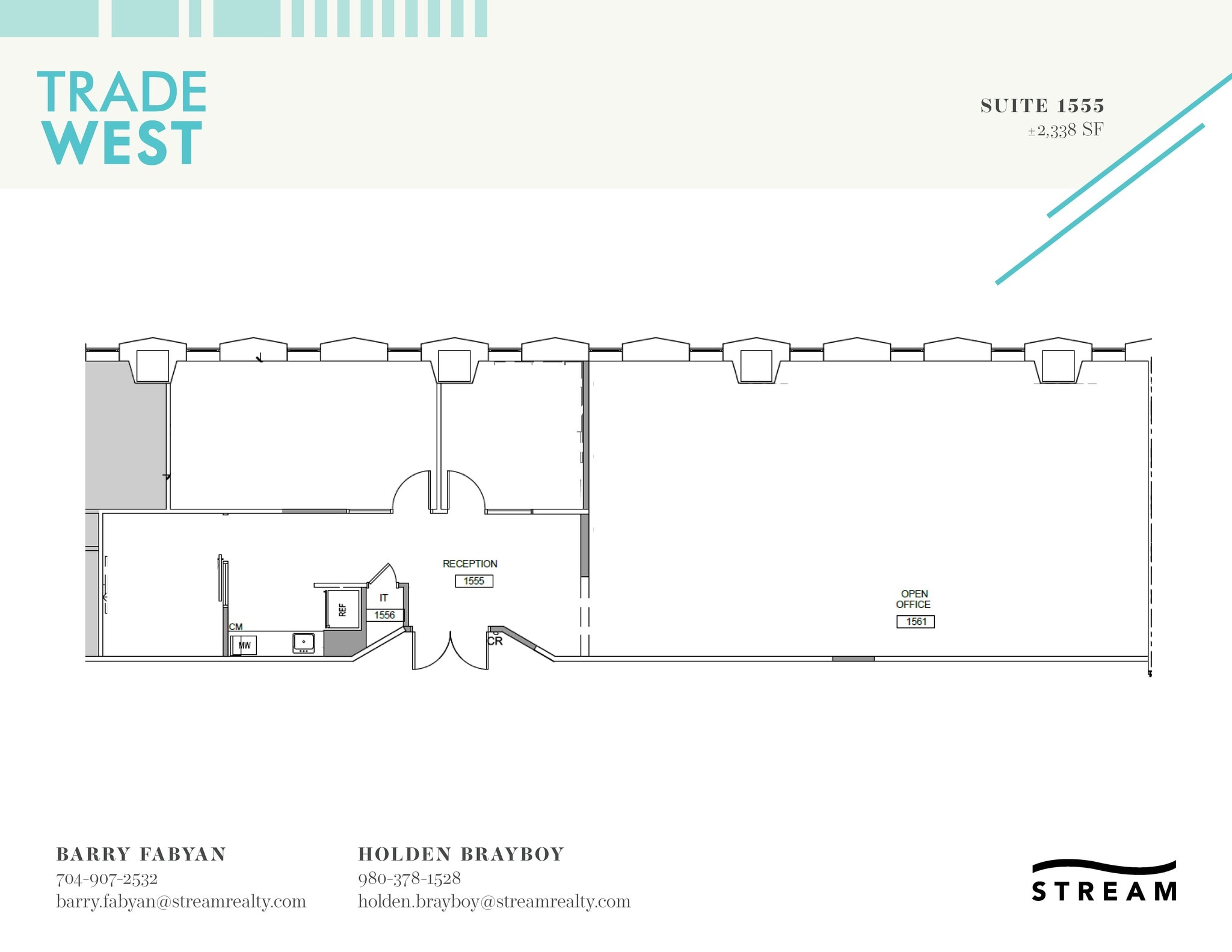 129 W Trade St, Charlotte, NC à louer Plan d’étage– Image 1 sur 1