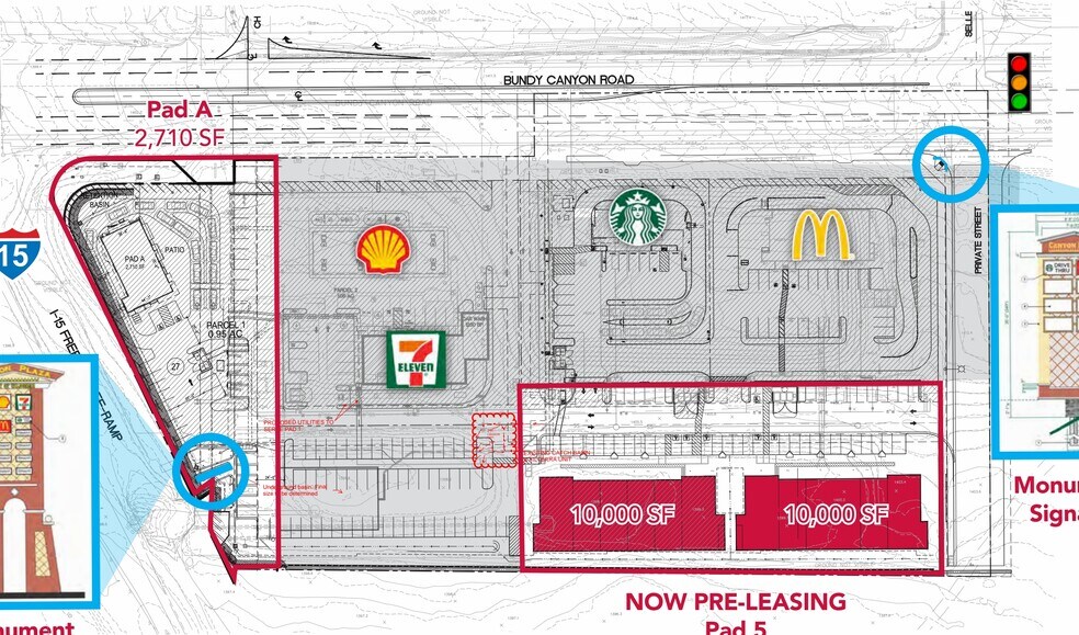Bundy Canyon Rd, Wildomar, CA à louer - Plan de site – Image 3 sur 3
