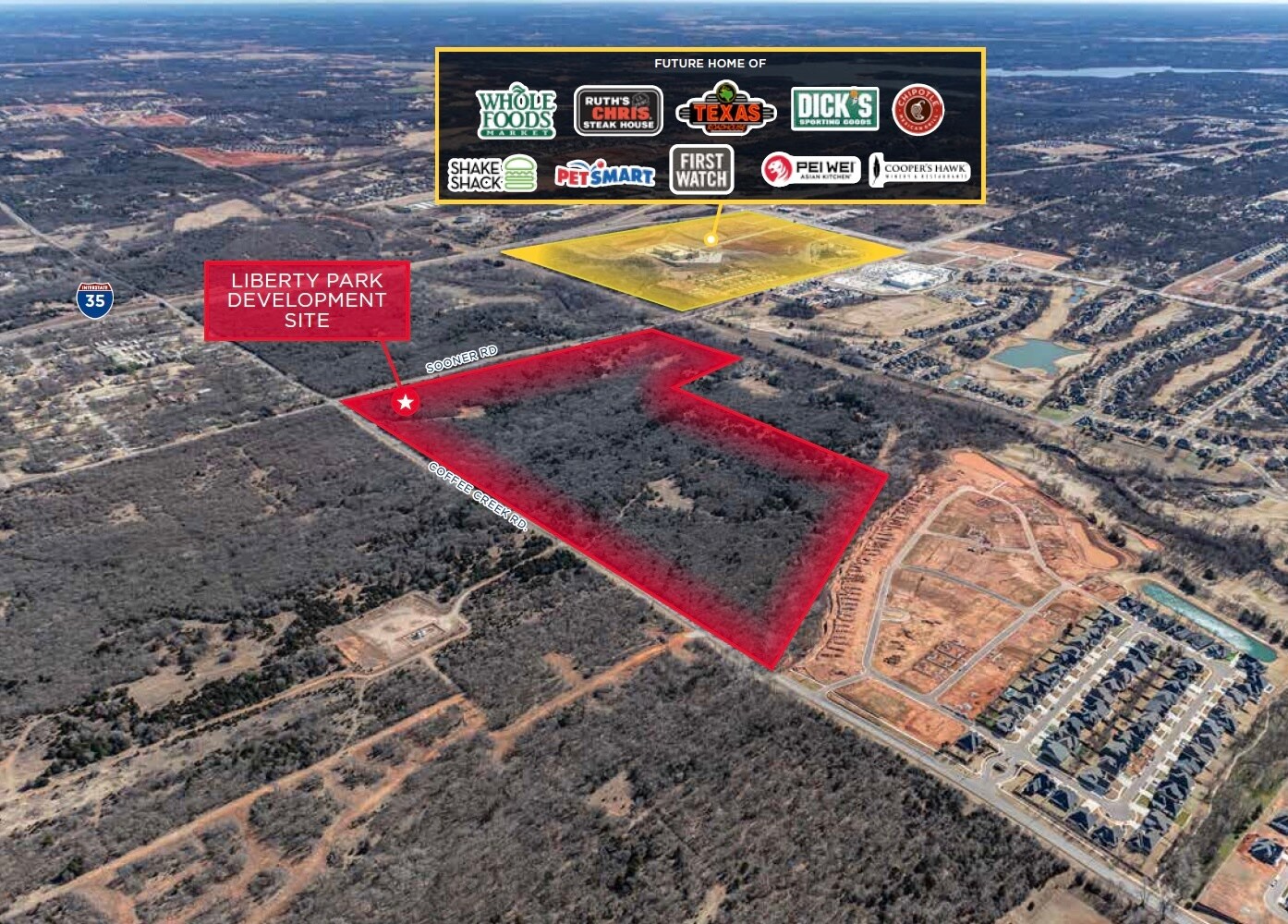 E Coffee Creek Rd & N Sooner Rd Hwy, Edmond, OK à vendre Photo principale– Image 1 sur 3