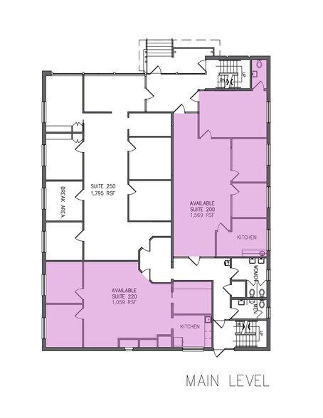 3951 N Meridian St, Indianapolis, IN à louer - Plan d’étage – Image 3 sur 8