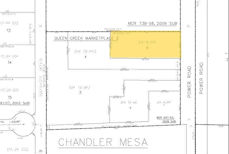 23892 S Power Rd, Gilbert, AZ à louer - Plan cadastral – Image 3 sur 8
