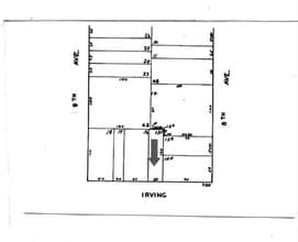 724 Irving St, San Francisco, CA à louer Plan cadastral– Image 2 sur 13