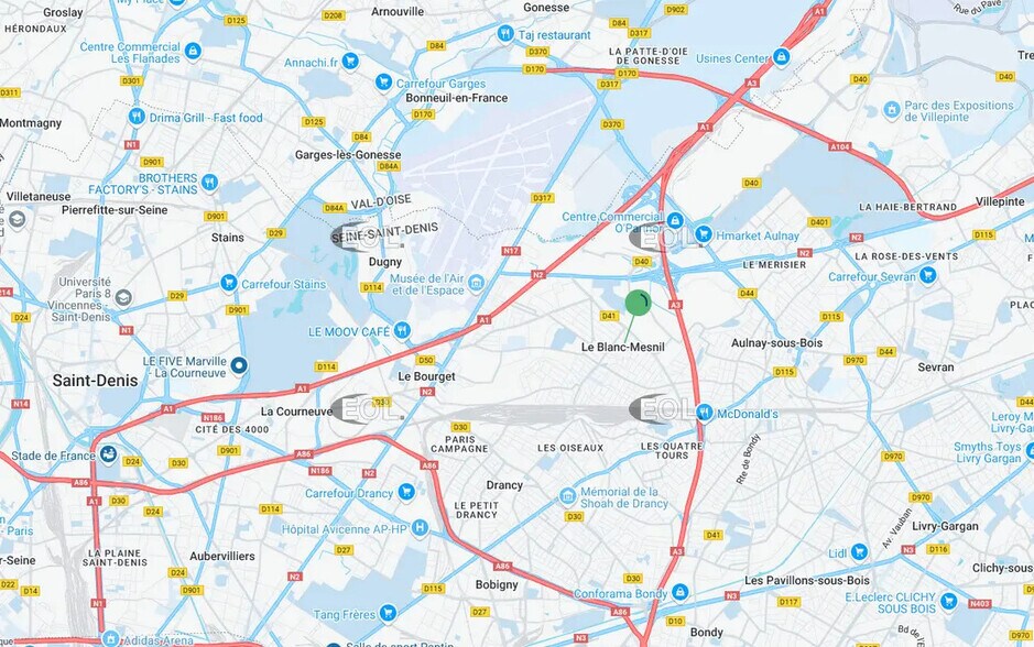 Industriel/Logistique dans Le Blanc-Mesnil à louer - Photo de l’immeuble – Image 3 sur 3
