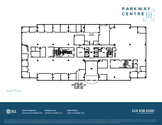 2745 Dallas Pky, Plano, TX à louer Plan d’étage– Image 1 sur 2