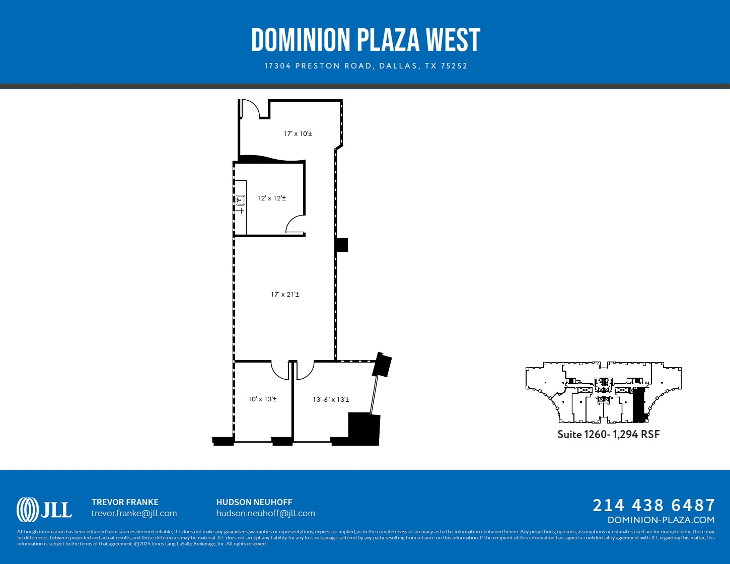 17304 Preston Rd, Dallas, TX à louer Plan d’étage– Image 1 sur 1