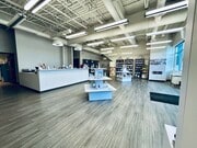 Main Floor Showroom and Reception, with LED lights, 49ft freespan