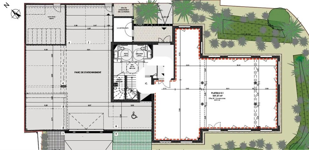 Bureau dans Bouguenais à vendre - Plan d’étage – Image 3 sur 8