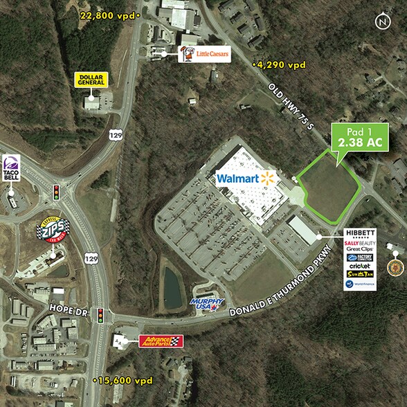 260 Donald E Thurmond Pky, Cleveland, GA à vendre - Photo de l’immeuble – Image 1 sur 1
