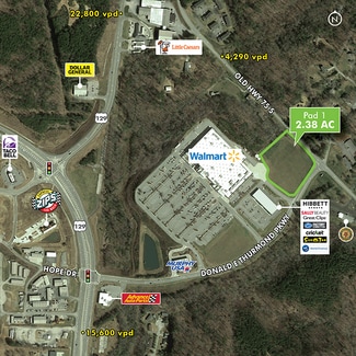 Plus de détails pour 260 Donald E Thurmond Pky, Cleveland, GA - Terrain à vendre