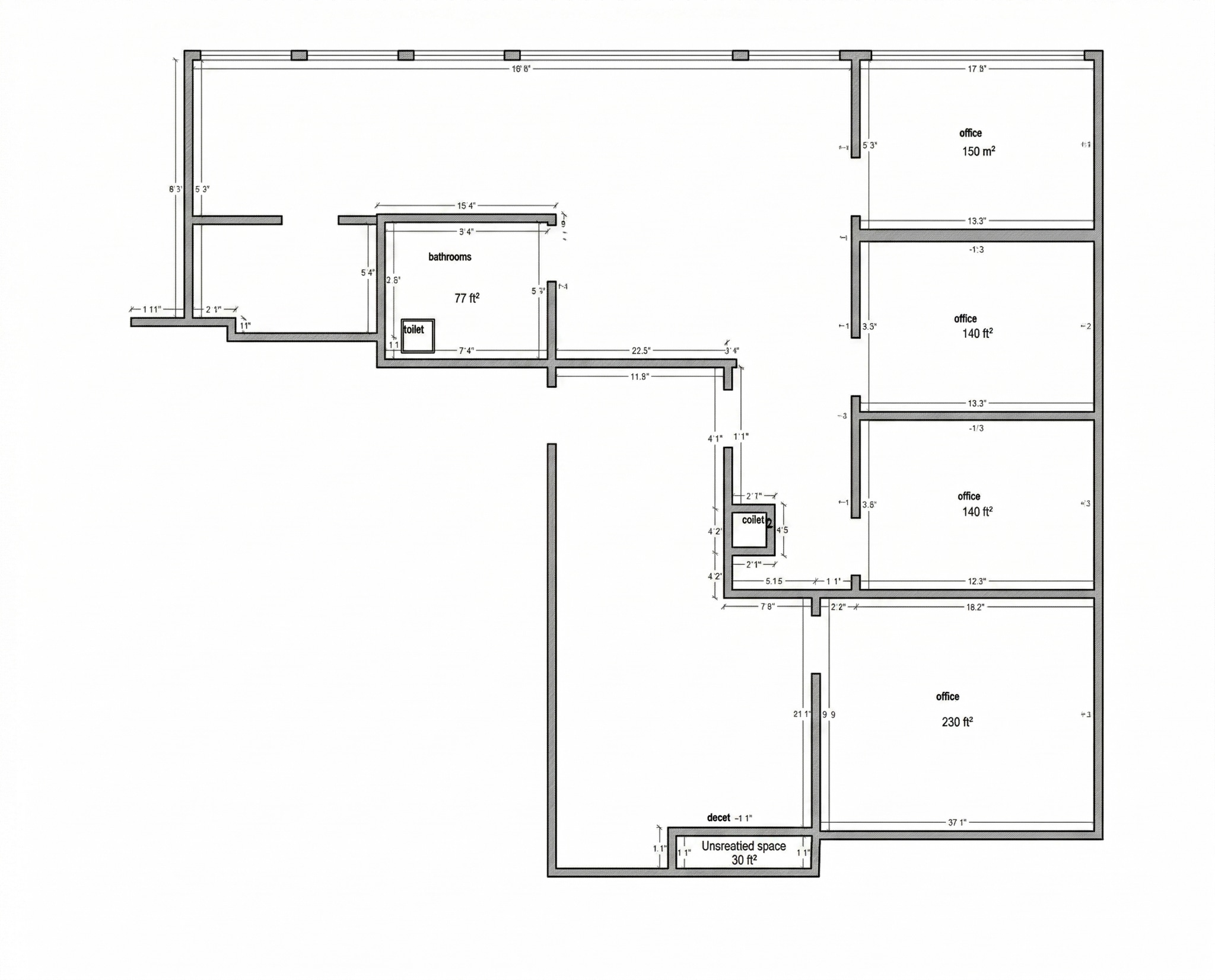 4940 Hampden Ln, Bethesda, MD à louer Plan d’étage– Image 1 sur 1