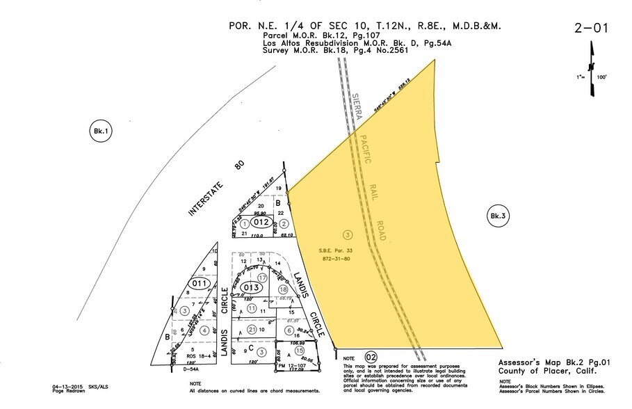 164-174 Teamtrack Rd, Auburn, CA à louer - Plan cadastral – Image 3 sur 3