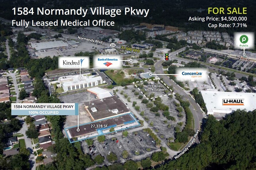 1584 Normandy Village Pky, Jacksonville, FL à vendre - Photo de l’immeuble – Image 1 sur 4
