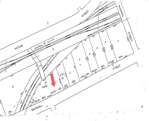 555 Whitehall St SW, Atlanta, GA à louer - Plan de site – Image 2 sur 5