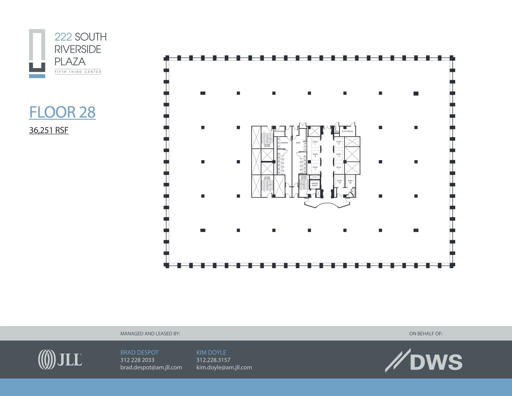 222 S Riverside Plz, Chicago, IL à louer Plan de site– Image 1 sur 3