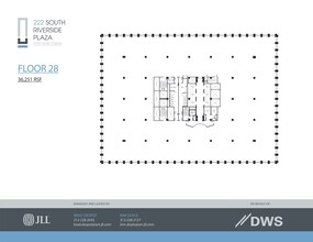 222 S Riverside Plz, Chicago, IL à louer Plan de site– Image 1 sur 3