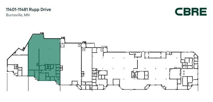 11401-11481 Rupp Dr, Burnsville, MN à louer Plan d’étage– Image 1 sur 1