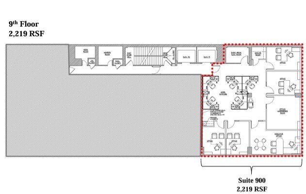 8121 Georgia Ave, Silver Spring, MD à louer Plan d’étage– Image 1 sur 1