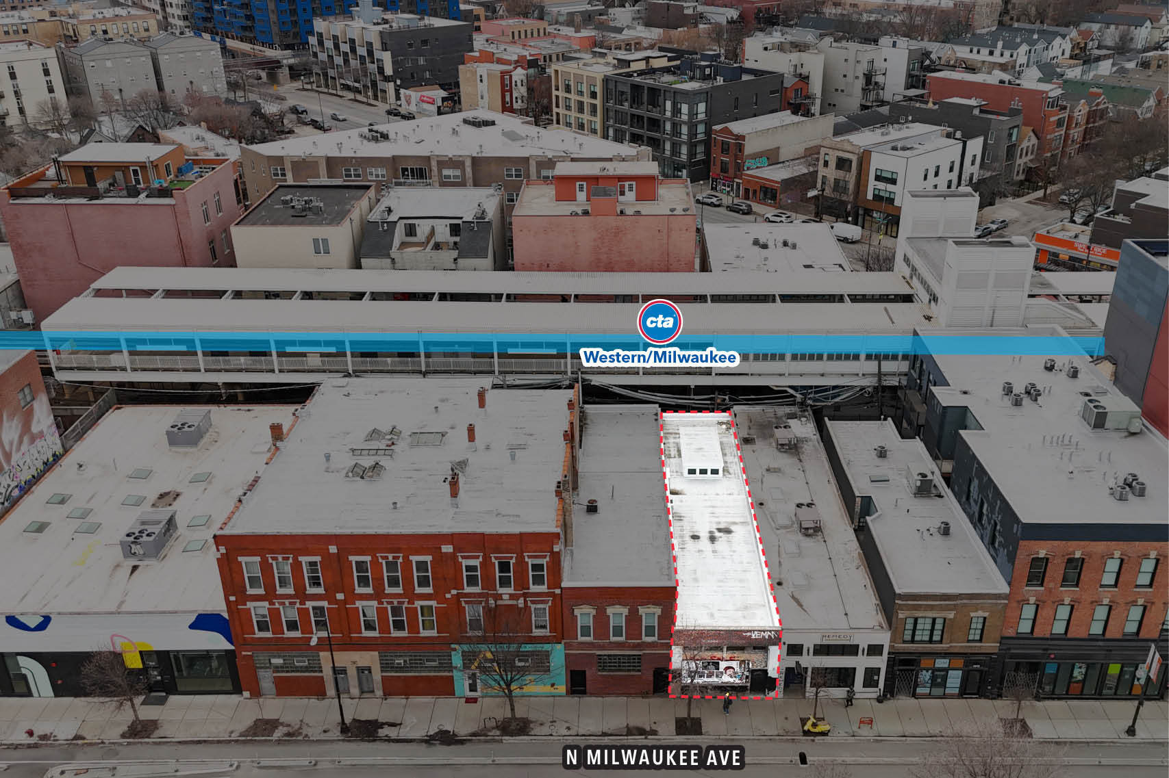 1908 N Milwaukee Ave, Chicago, IL à vendre Photo principale– Image 1 sur 5