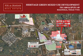 Plus de détails pour 1 Heritage Cir, Magnolia, TX - Terrain à louer