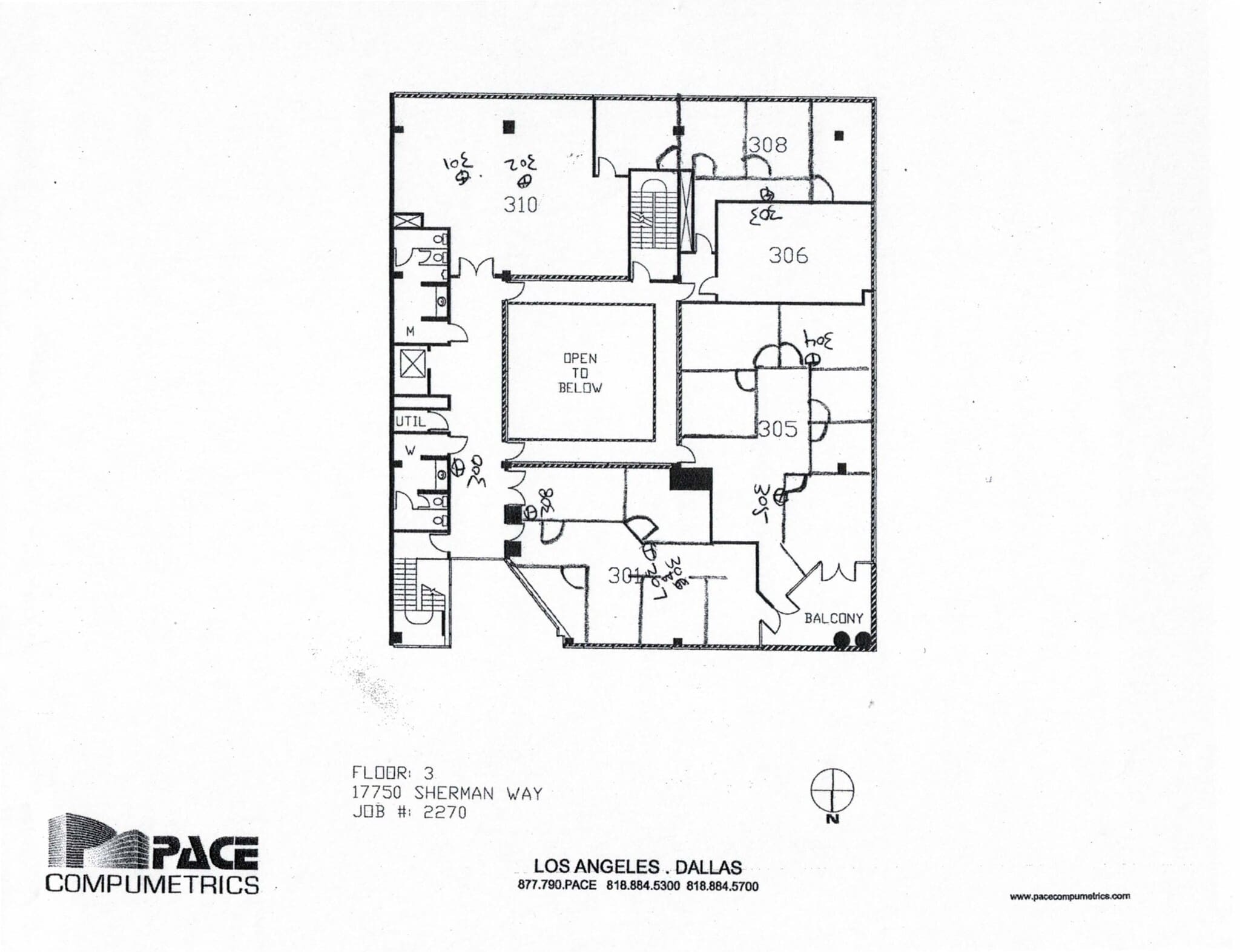 17742-17750 Sherman Way, Reseda, CA à louer Plan de site– Image 1 sur 1