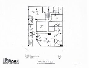 17742-17750 Sherman Way, Reseda, CA à louer Plan de site– Image 1 sur 1
