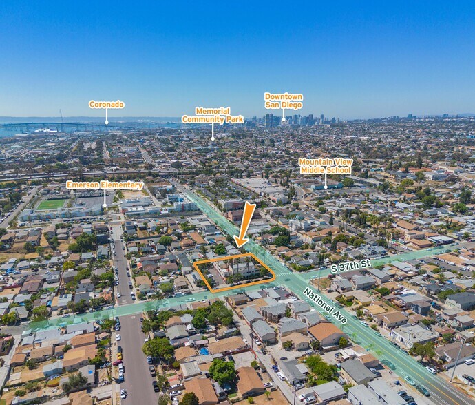 3691 National Ave, San Diego, CA à vendre - Photo de l’immeuble – Image 3 sur 25