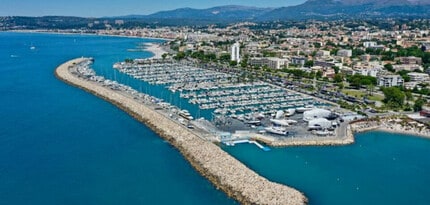 Saint-Laurent-du-Var - Vue aérienne  vue de carte
