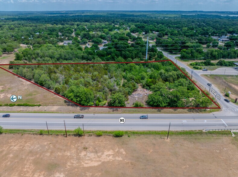 SH 95 & LBA Dr., Bastrop, TX à vendre - Aérien – Image 3 sur 4