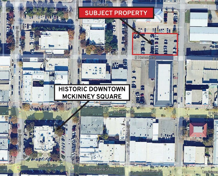 230 N Johnson St, McKinney, TX à louer - Aérien – Image 2 sur 3