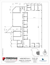 34505 W 12 Mile Rd, Farmington Hills, MI à louer Plan d’étage– Image 1 sur 3