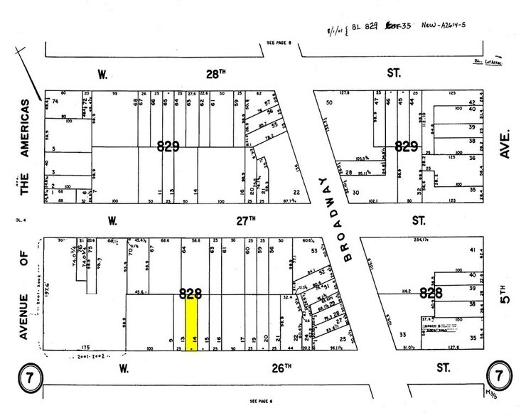 33 W 26th St, New York, NY à vendre - Plan cadastral – Image 2 sur 39