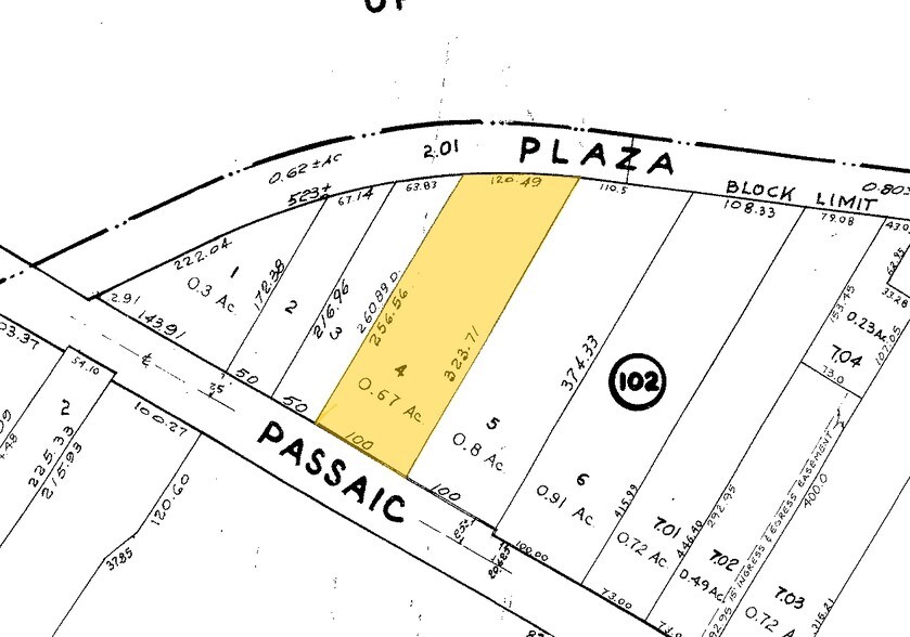 370 W Passaic St, Rochelle Park, NJ à vendre - Plan cadastral – Image 2 sur 12