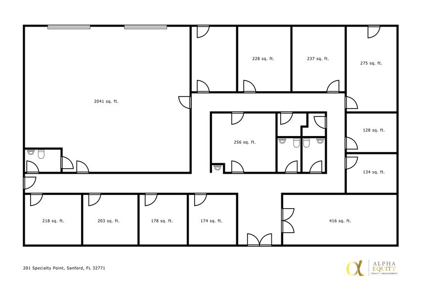 201 Specialty Pt, Sanford, FL à louer - Plan d’étage – Image 3 sur 25