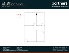 13831 Northwest Fwy, Houston, TX à louer Plan de site– Image 1 sur 1