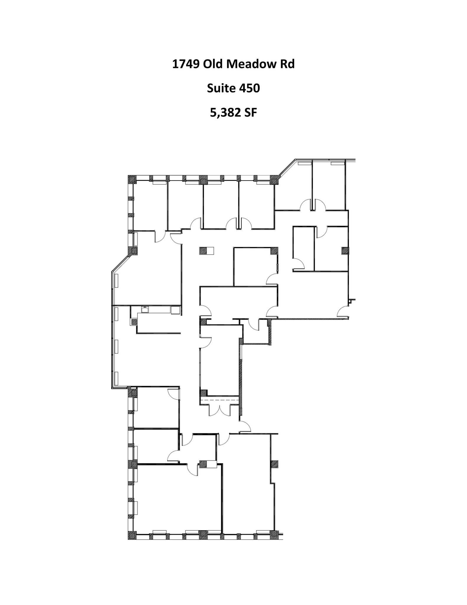 1749 Old Meadow Rd, McLean, VA à louer Plan de site– Image 1 sur 2