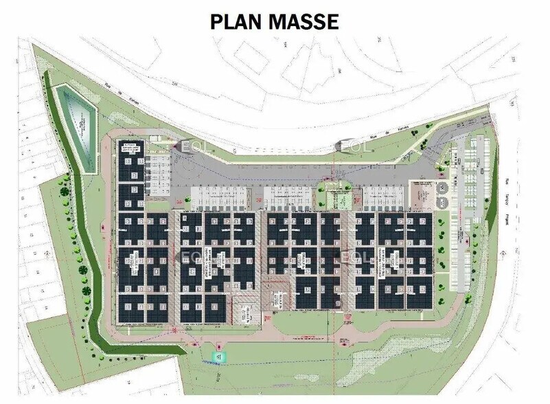 3 Rue Théodore Hersart De La Villemarqué, Carhaix-Plouguer à vendre - Plan de site – Image 2 sur 3