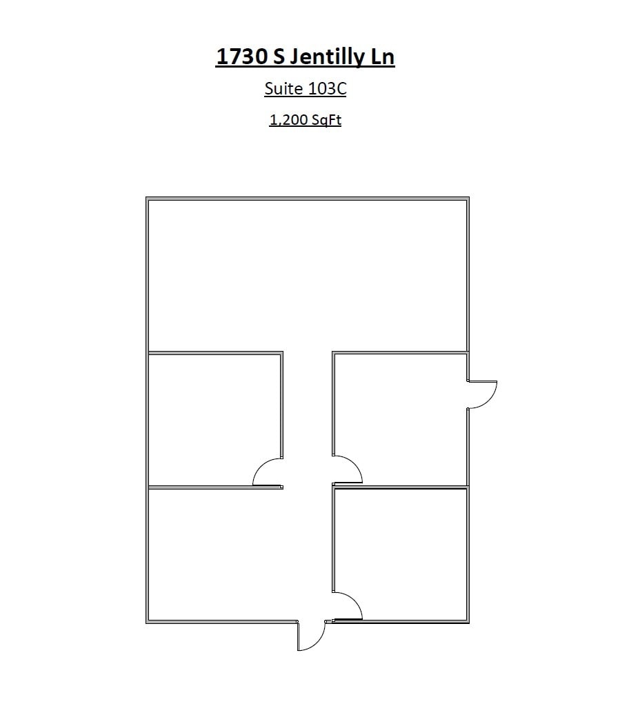 1730 S Jentilly Ln, Tempe, AZ à louer Plan d’étage– Image 1 sur 5
