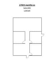 1730 S Jentilly Ln, Tempe, AZ à louer Plan d’étage– Image 1 sur 5