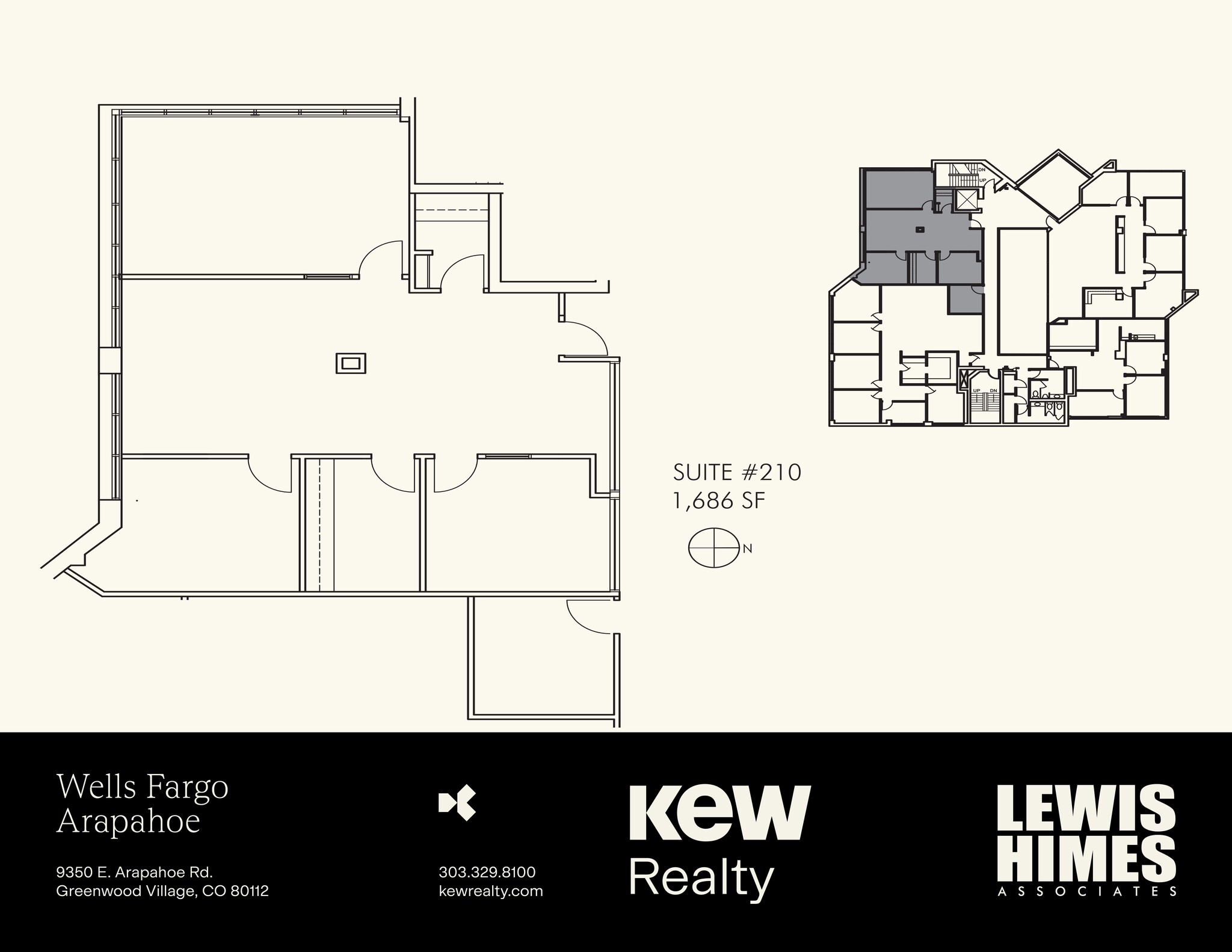 9350 E Arapahoe Rd, Greenwood Village, CO à louer Plan de site– Image 1 sur 1