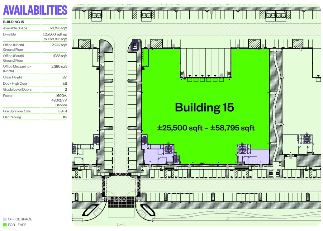 5200-5210 Hamner, Eastvale, CA à louer Plan d’étage– Image 1 sur 2
