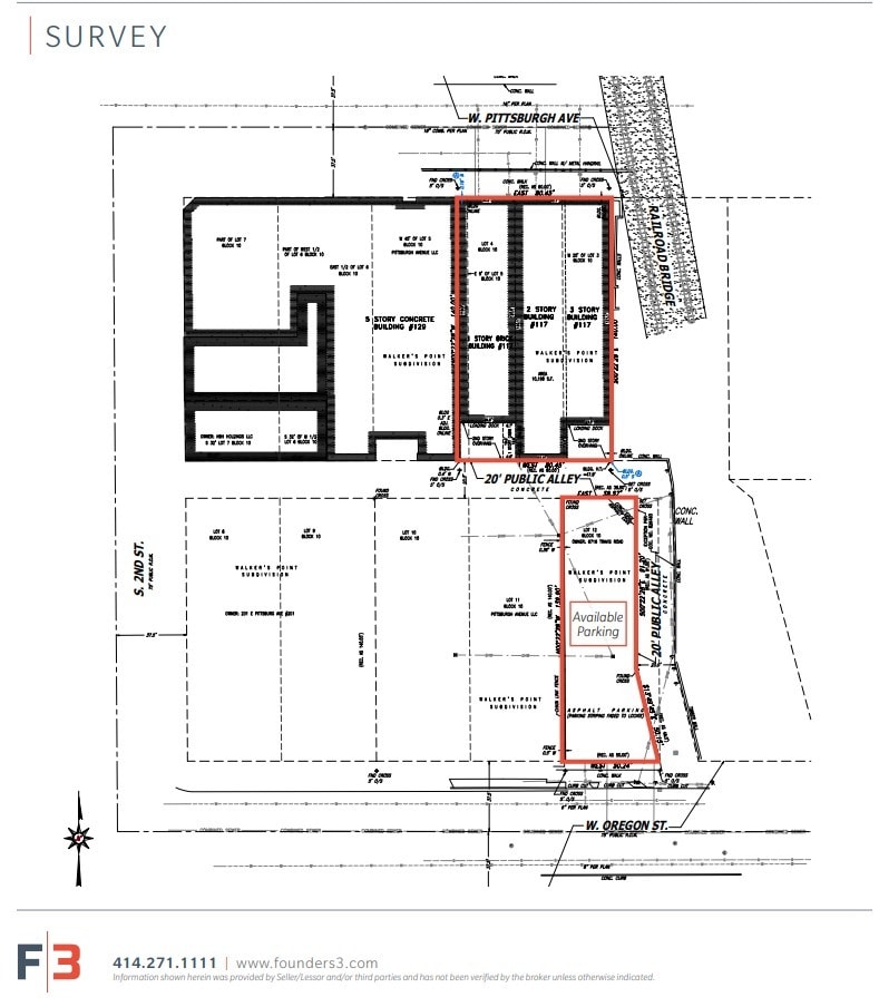 117-121 W Pittsburgh Ave, Milwaukee, WI à louer Plan d’étage– Image 1 sur 1