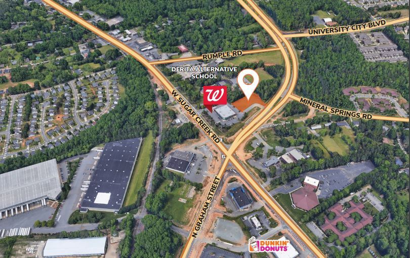 N Graham St & West Sugar Creek Rd, Charlotte, NC à vendre Photo principale– Image 1 sur 7