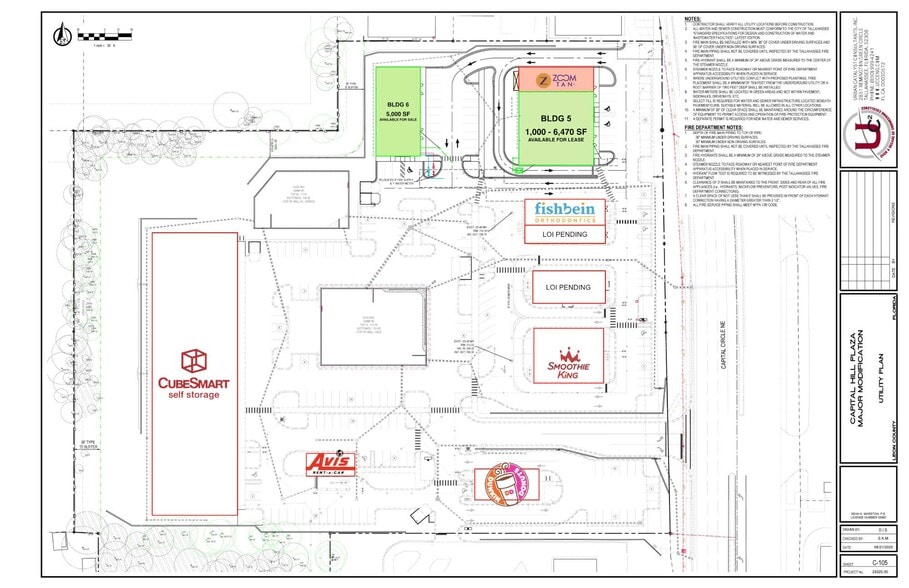 2320 NE Capital Cir, Tallahassee, FL à vendre - Plan de site – Image 3 sur 3