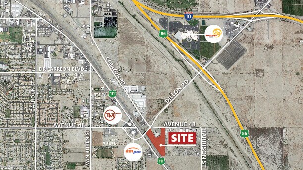 Dillon & Avenue 48, Coachella, CA à vendre - Aérien – Image 2 sur 2