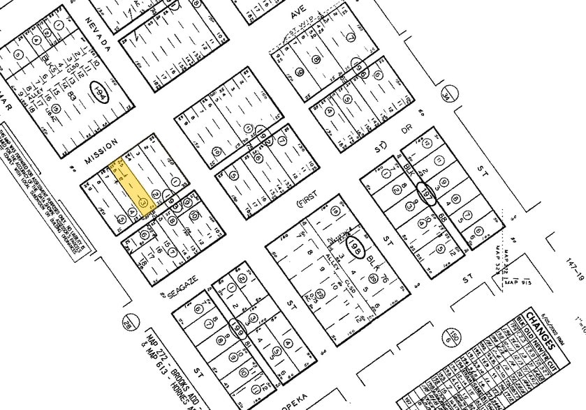 709-711 Mission Ave, Oceanside, CA à louer - Plan cadastral – Image 2 sur 17